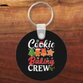 Cookie Baking Crew Gingerbread Xmas Holiday Cookie Sleutelhanger (Voorkant)