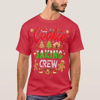 Cookie Baking Crew Gingerbrood Kerstmis 989 T-shirt