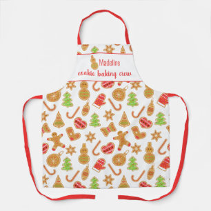 Cookie Baking Crew Gingerbrood Persoonlijk Apron Schort
