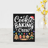Cookie Baking Crew Holiday Squad Gingerbread Chris Kaart (Gele Bloem)
