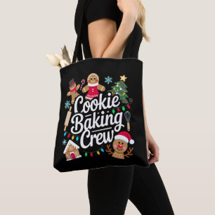 Cookie Baking Crew Kerstman Gebak Reindeer Draagtas