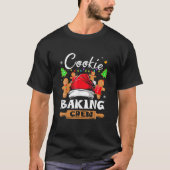 Cookie Baking Crew Kerstmis Funny Gingerbrood T-shirt (Voorkant)