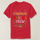Cookie Baking Crew-kerstontbijt T-shirt (Design voorkant)