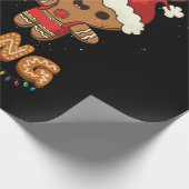Cookie Baking Crew-kerstteam Cadeaupapier (Hoek)