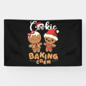 Cookie Baking Crew-kerstteam Spandoek (Horizontaal)