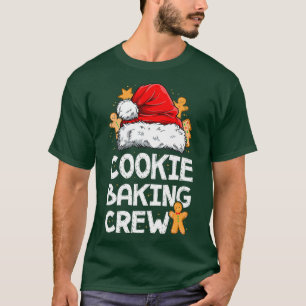 Cookie Baking Crew-kerstteam T-shirt