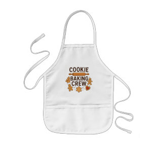 Cookie Baking Crew – Schattigee Gingerbread Vakant Kinder Schort