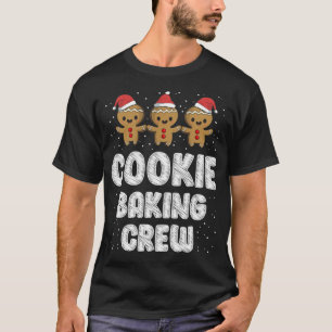 Cookie Baking Crew Shirt kerstfamilie Gingerbr