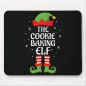 Cookie Baking Elf Xmas Family Matching Elf Squad C Muismat (Voorkant)