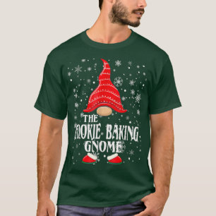Cookie Baking Gnome Matching Family Group Chri T-shirt