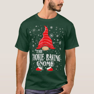 Cookie Baking Gnome Matching Family Group Chri T-shirt