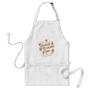 Cookie Baking King Holiday Design Standaard Schort