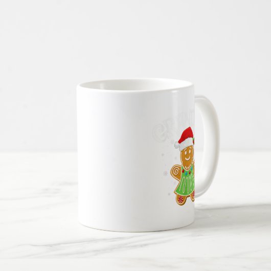 Cookie Baking Matching Family Gingerbread Grandma Koffiemok (Voorkant rechts)