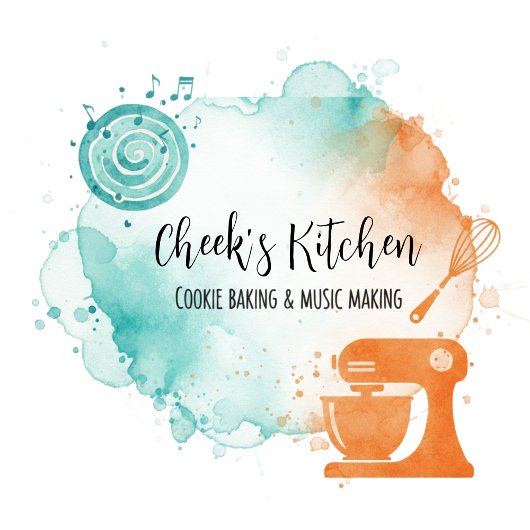 Cookie Baking Music Making Personalized Apron Standaard Schort