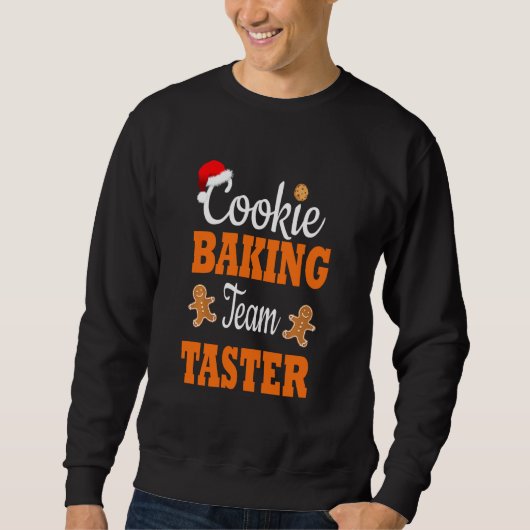Cookie Baking Team broodrooster familie Christma Trui (Voorkant)