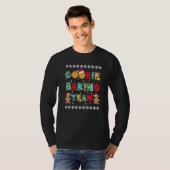 Cookie Baking Team Gingerbread Men With Xmas Hats  T-shirt (Voorkant volledig)