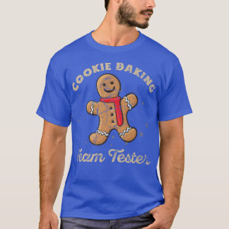 Cookie Baking Team Tester Kapitein Crew Funny Chri T-shirt