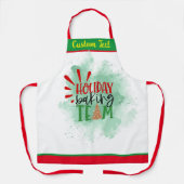 Cookie Baking Team voor kerstbaken Schorten (Voorkant)