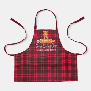 Cookie Bakken Gingerbread Girl Monogram Bakken Schort