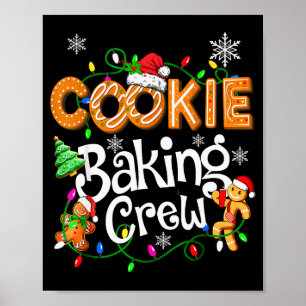 Cookie Bakploeg Koken Liefhebber Sinterklaas Kerst Poster