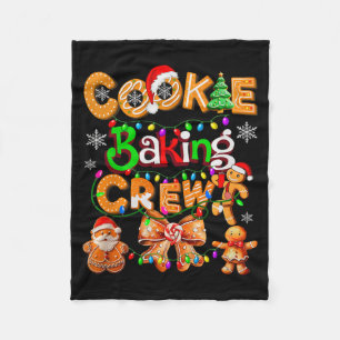 Cookie Bakploeg Kook Coquette Boog Kerst Ginge Fleece Deken