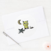 Cookie-beveiliging Monster Art Ronde Sticker (Envelop)