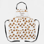 Cookie Boss Waterverf Chocolade Chip Cookies Schort (Voorkant)