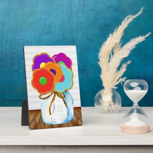 Cookie Bouquet Fotoplaat (Zijkant)