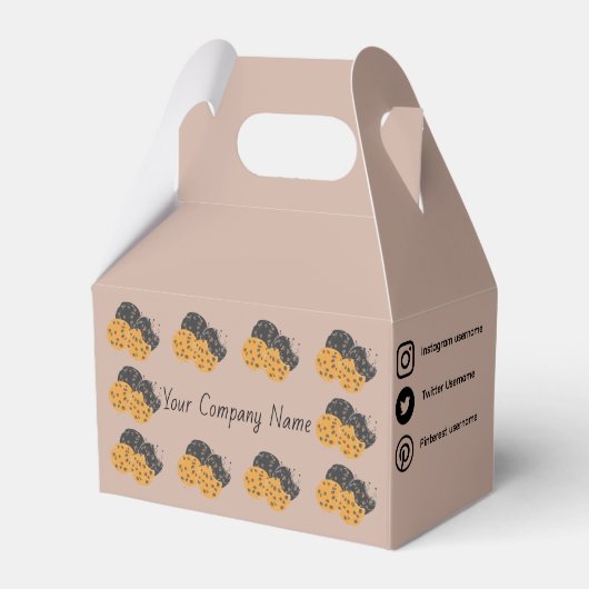 Cookie Box Gepersonaliseerd Bedankdoosjes (Achterkant)