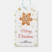Cookie-cadeautags | Kerstfeestcadeau Cadeaulabel (Voorkant)