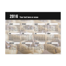 Cookie Calendar Postcard 2016