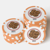 Cookie cartoon afbeelding chocolade chip (Opstapeling)