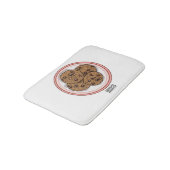 Cookie cartoon afbeelding chocolade chip badmat (Gekanteld)