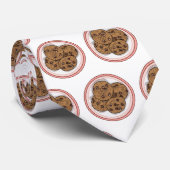 Cookie cartoon afbeelding chocolade chip stropdas (Opgerold)