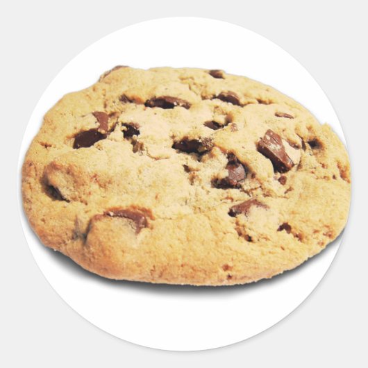 Cookie Chocolate Classic Ronde Sticker (Voorkant)