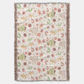 Cookie Christmas Pattern - Zoet en feestelijk Deken (Voorkant Verticaal)
