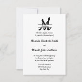 Cookie classique élégant - Invitation au mariage 3 (Devant)