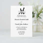 Cookie classique élégant - Invitation au mariage 3 (Debout devant)