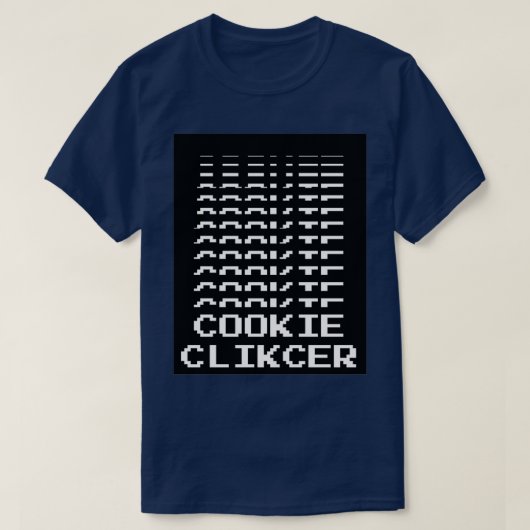 Cookie Clicker Programmer T-shirt (Design voorkant)