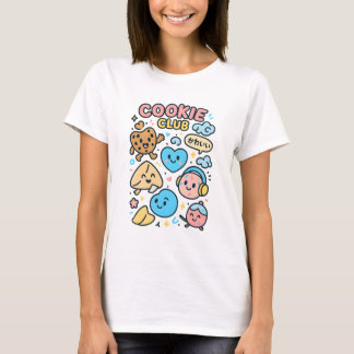 Cookie Club Kawaii – Zoete Squad, Zachte Crunch T-shirt