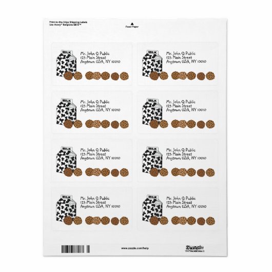 Cookie Cookie Cookie Avery Label (Full Sheet)