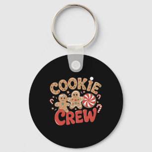 Cookie Crew Gingerbread Christmas Family Baking Te Sleutelhanger