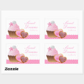 Cookie Cupcake Boulangerie Sticker Icing Points (Feuille)