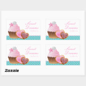 Cookie Cupcake Boulangerie Sticker Icing Points Bl (Feuille)