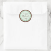Cookie Cut Chocolate Mint Moederdag Stickers (Tas)