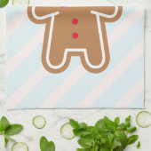 Cookie Cute Kawaii Gingerbrood Man Theedoek (Gevouwen)