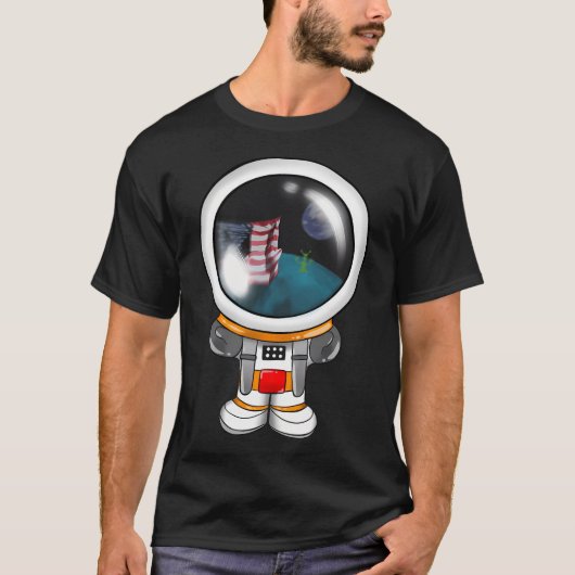 Cookie Cutter Astronaut T-shirt (Voorkant)
