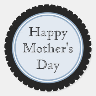 Cookie Cutter Blue Mère's Day Stickers