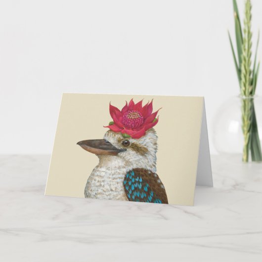 Cookie de kookaburra kaart (Voorkant)