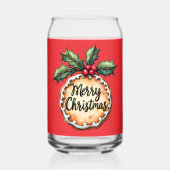 Cookie de Noël avec des baies de houx rouges (Verso)